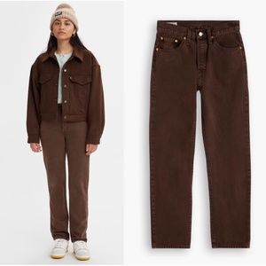 501 Brown Levi’s Jeans